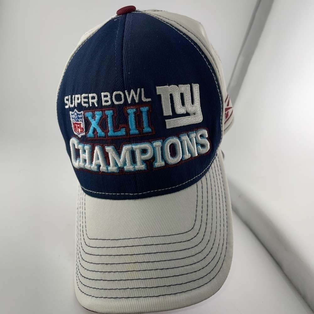 NEW - New York Giants Super Bowl XLII Champion Hat Adjustable Reebok